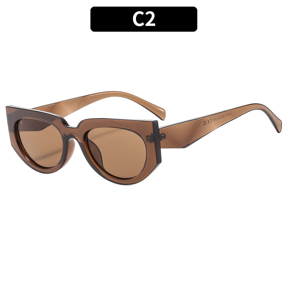 Sculptural Cat-Eye Sunglasses