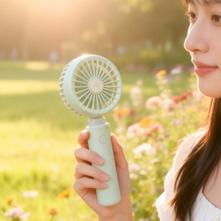 Ladies portable handheld fan with ergonomic design Kalsten