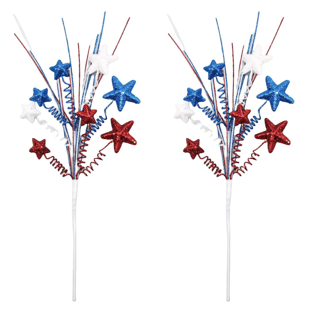 Unisex decorative glimmer star and spiral branch garden stake Kalsten