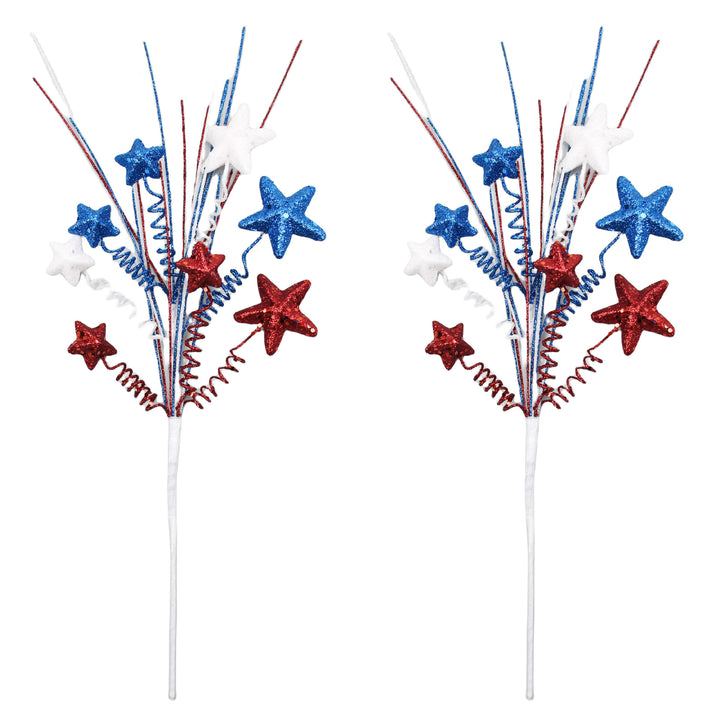 Unisex decorative glimmer star and spiral branch garden stake Kalsten