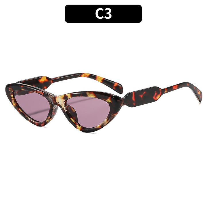 Cat-Eye Sunglasses with Unique Tortoiseshell Frame