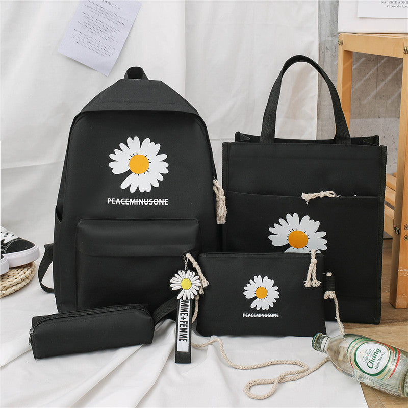 Floral Print Backpack Set Kalsten