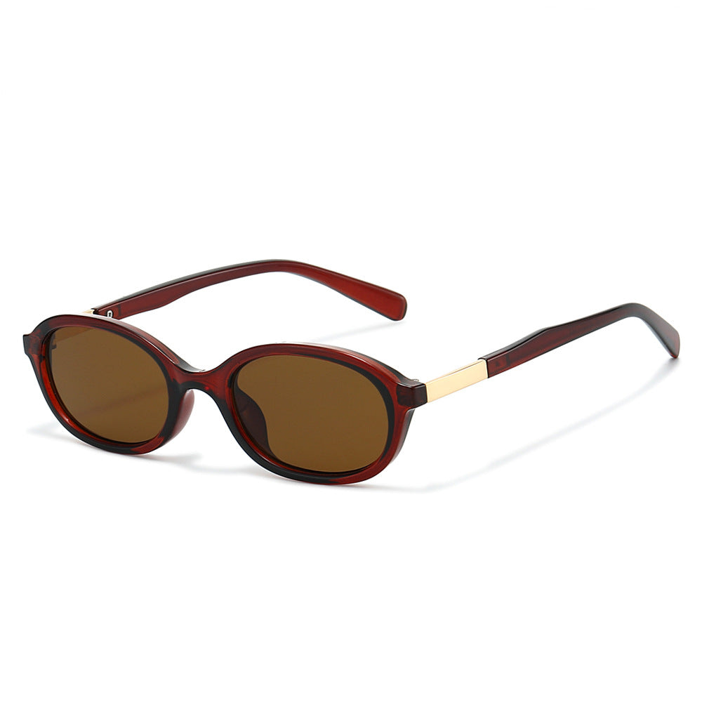 Elegant Vintage Oval Frame Sunglasses Kalsten