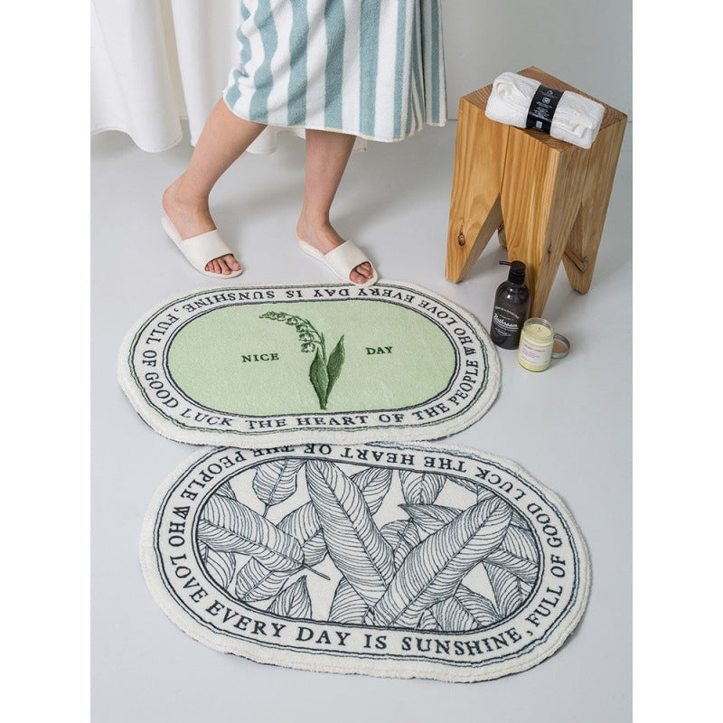 Floral Emblazoned Area Mat Kalsten