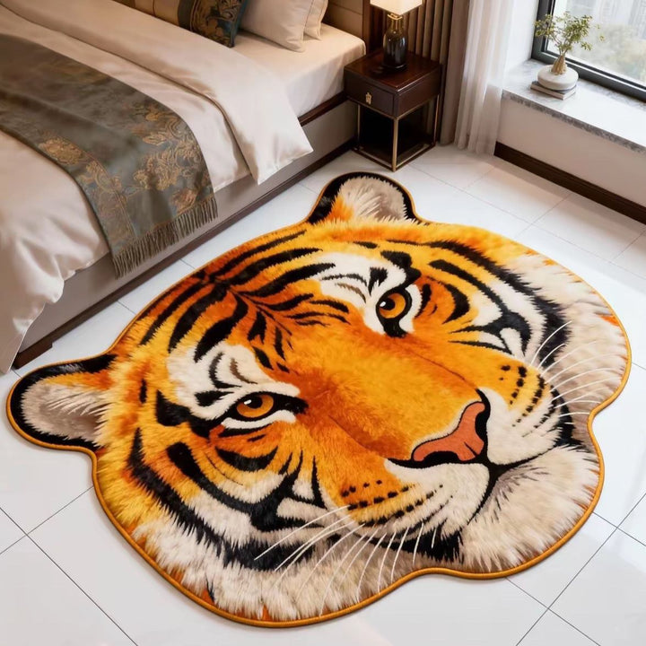 Animal-shaped Plush Rug