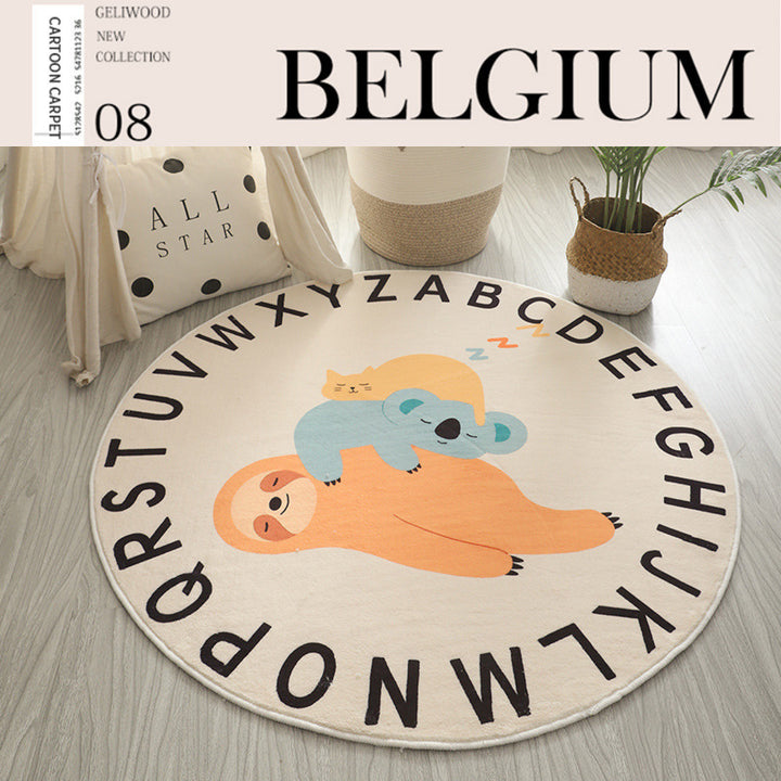 Playful Dinosaur-Themed Area Rug