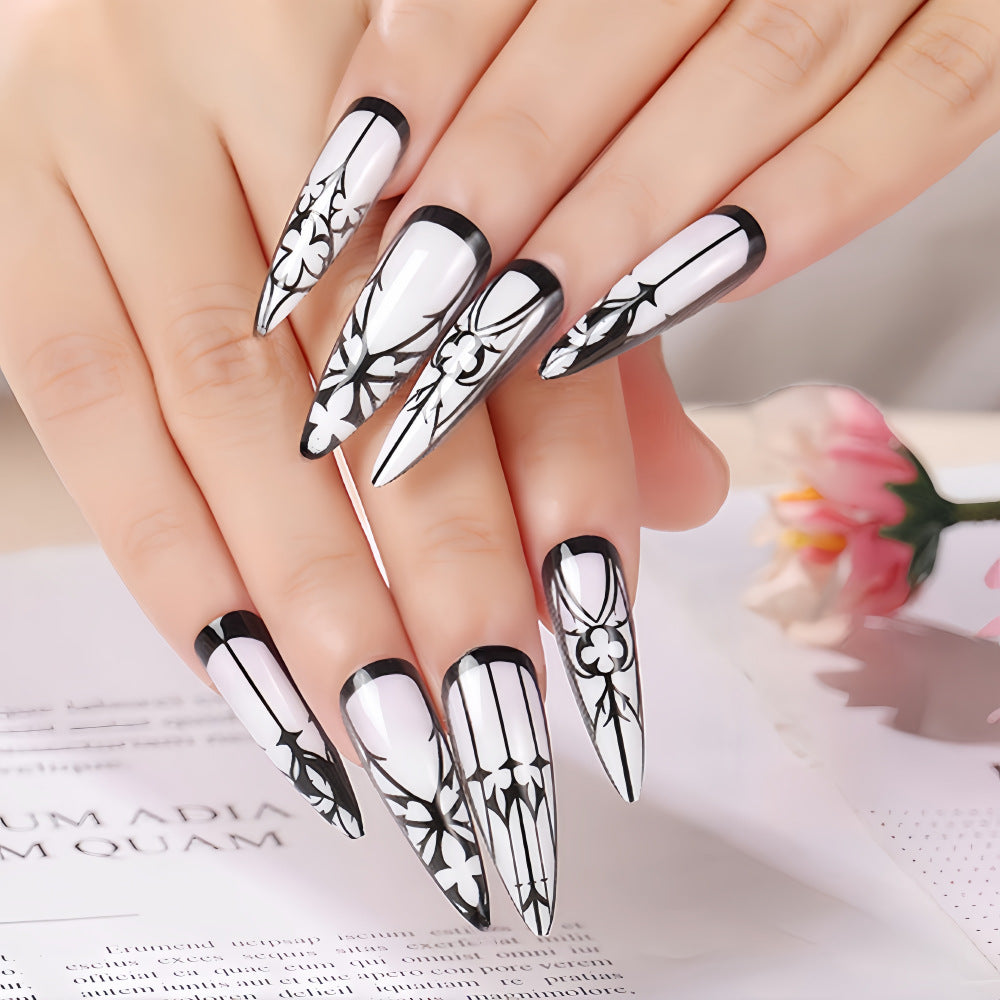 Creative nail art with floral design Kalsten