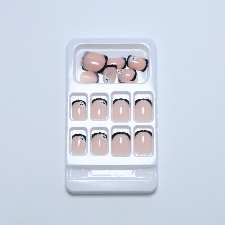 Artistic Halloween-Themed Press-On Nail Set Kalsten