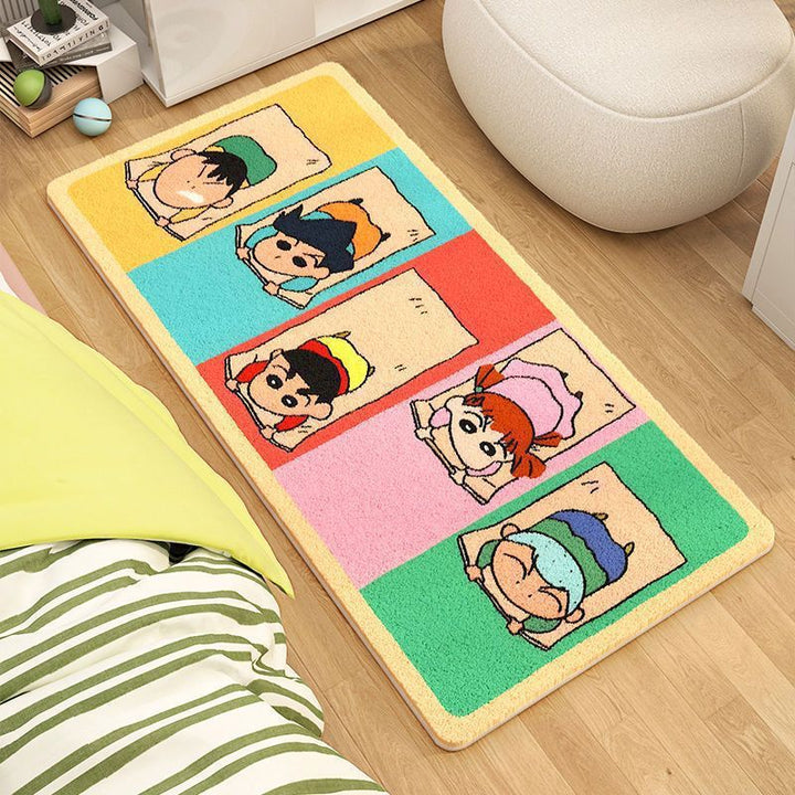Whimsical Hamburger-Themed Area Rug