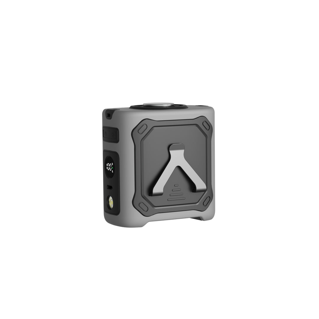 Unisex nan compact rugged automotive jump starter and multiport power bank with wireless charging LED work light digital display Kalsten