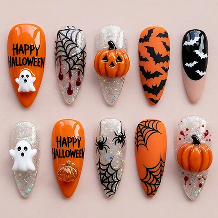 Artificial nail set with Halloween motifs Kalsten 1787560980