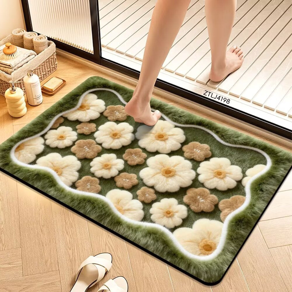 Decorative Bath Mat Kalsten