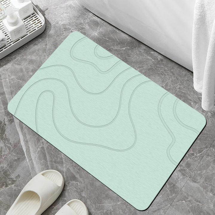 Modern Abstract Non-Slip Bathroom Mat