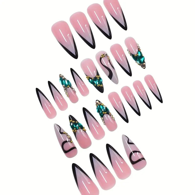 Decorative Acrylic Nail Extensions Kalsten