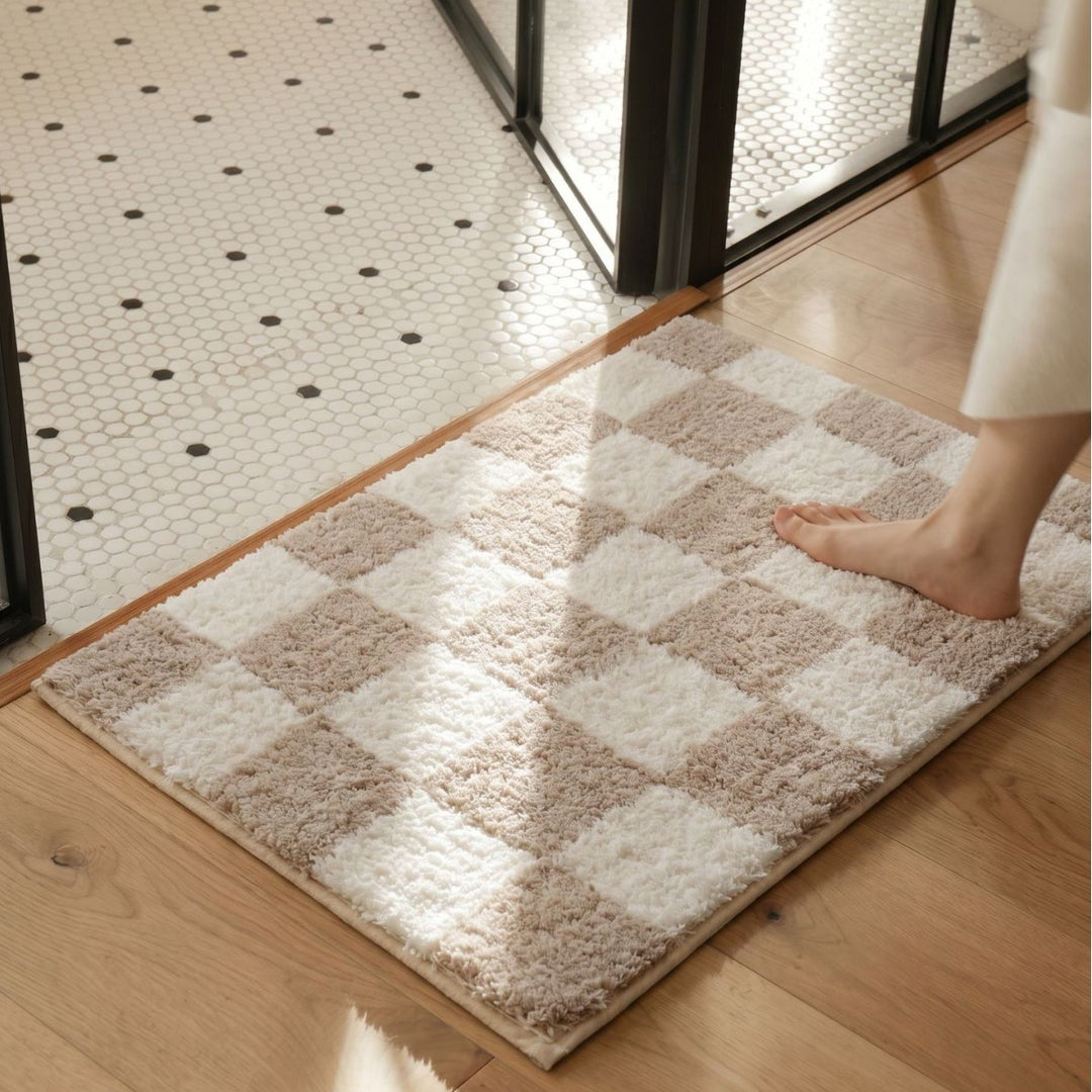 Luxury Textured Bathroom Mat