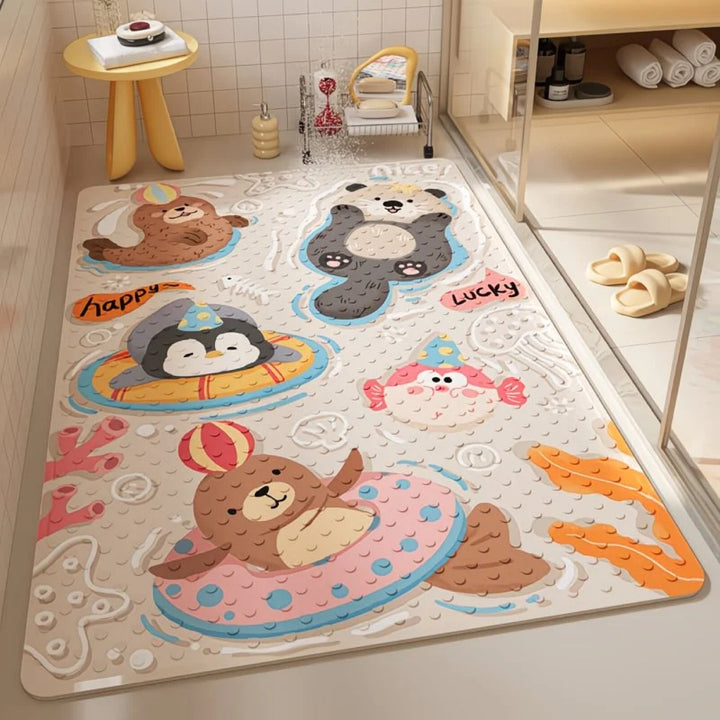 Fun Cartoon Bath Mat Kalsten