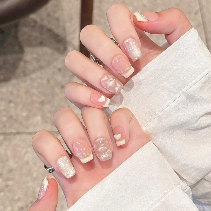 Decorative Glittery Press-On Nail Tips Kalsten