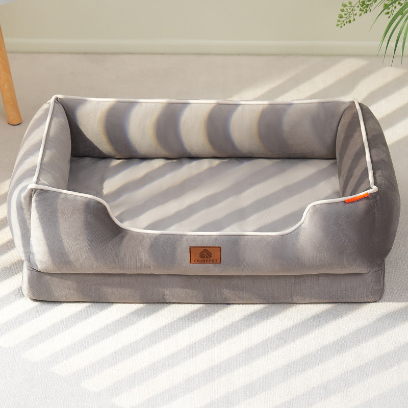 Luxury Plush  Sofa   Dog Bed