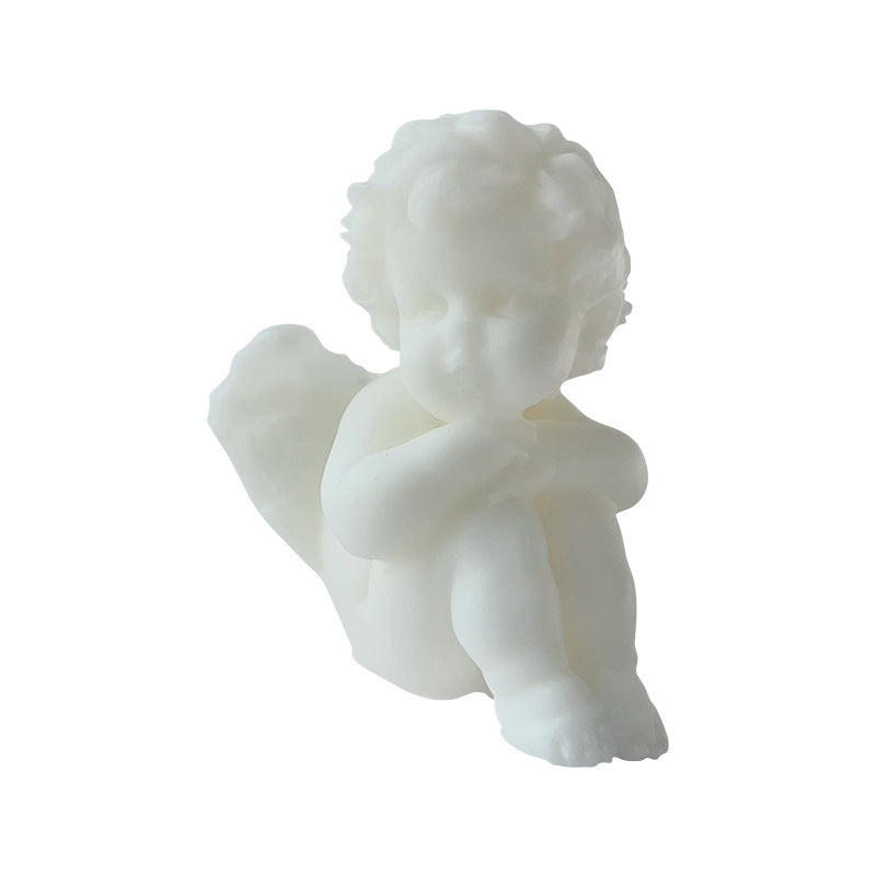 Angel-Themed Candle Holder