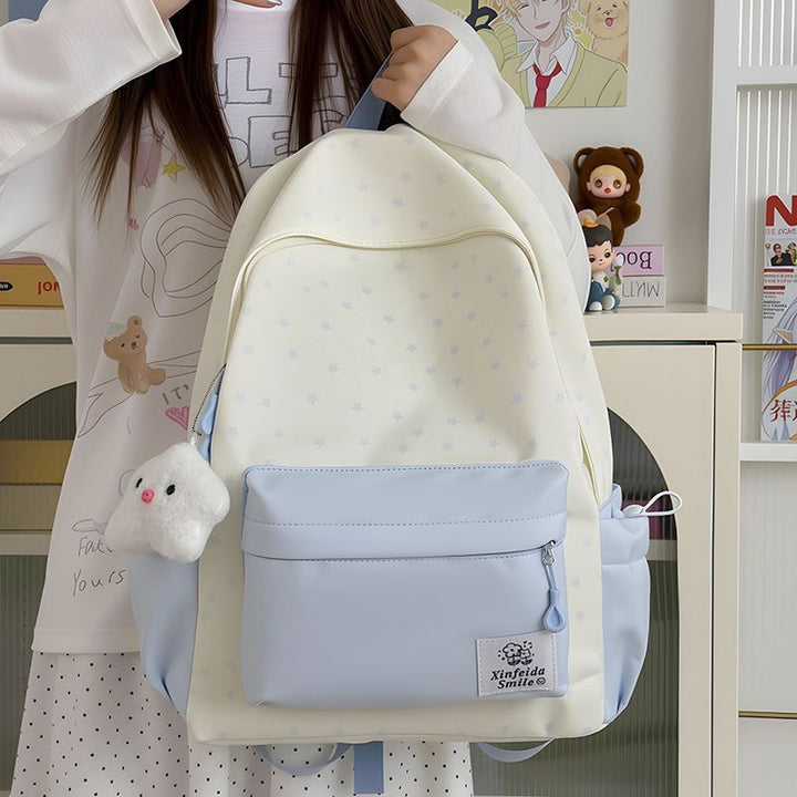 Casual Star Printed Backpack