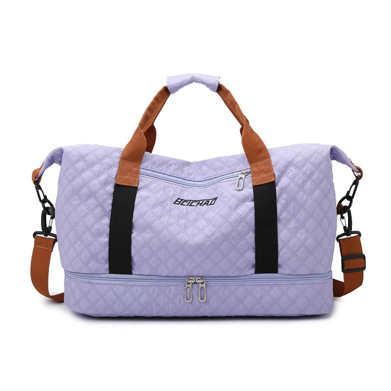 Quilted Travel Duffle Bag