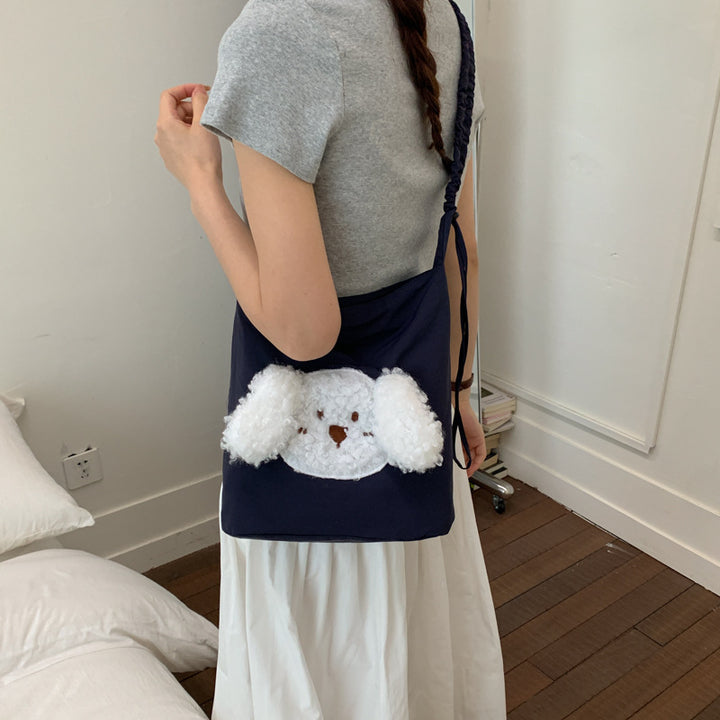 Playful Dog-Themed Shoulder Bag