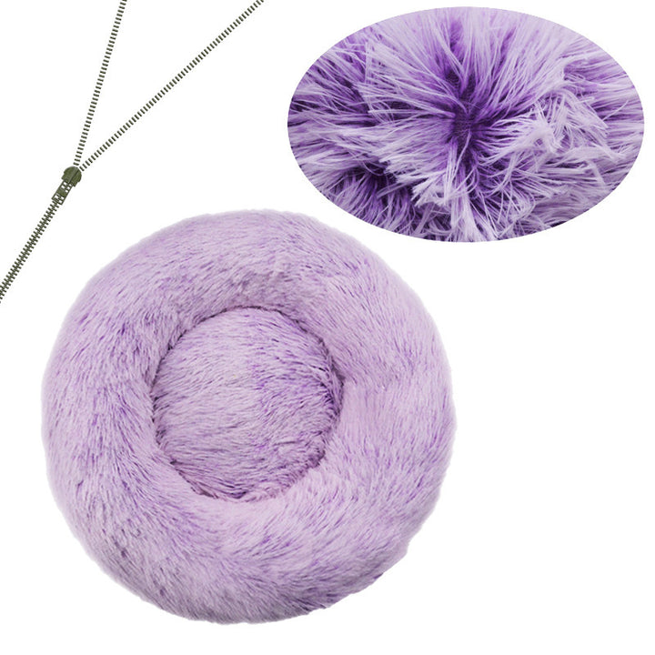 Plush Circular Dog Bed