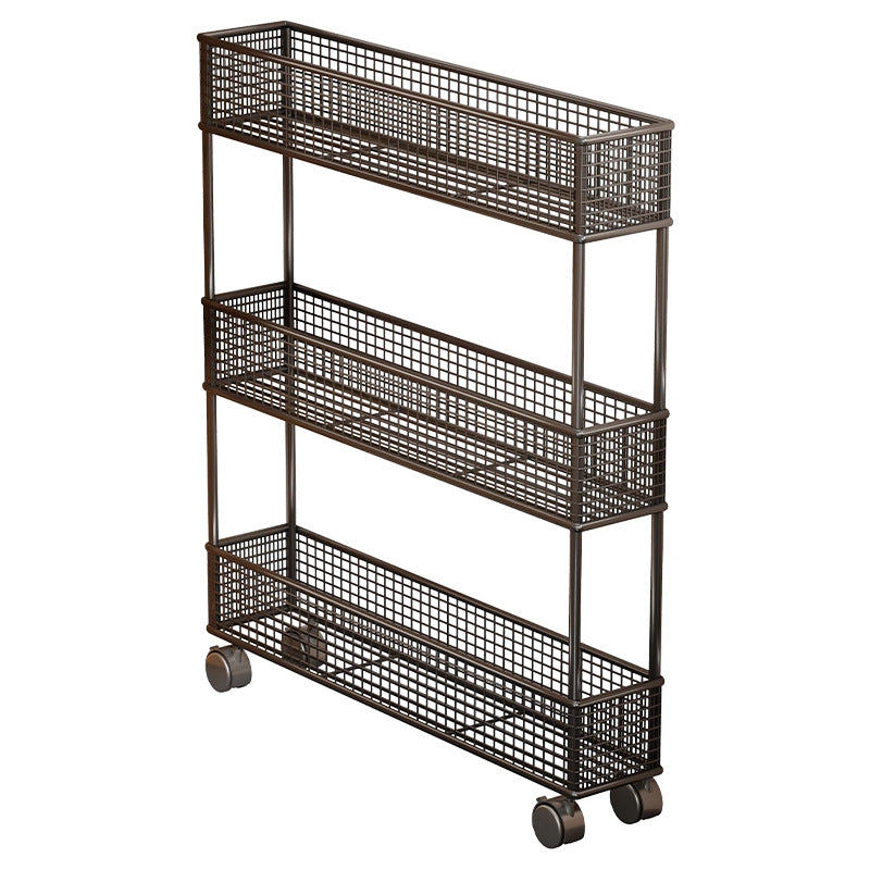 Slim Overdoor Three-Tier Wire Mesh Storage Organizer