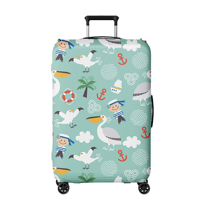 Unisex Hard-shell suitcase with cheerful pirate motif Kalsten