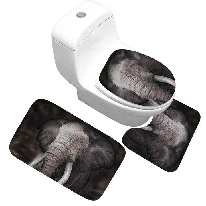 Cartoon-Themed Bathroom Mat Set
