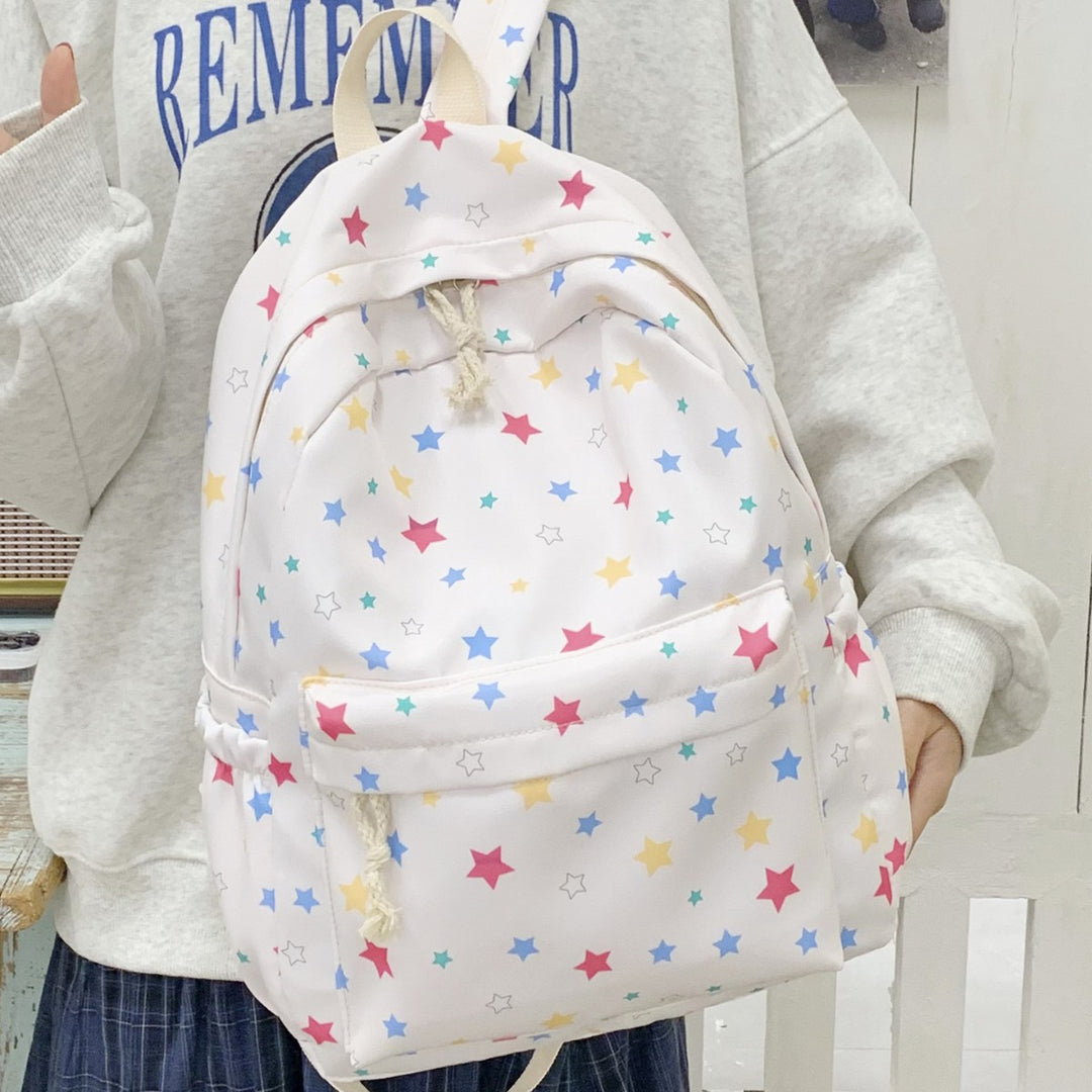 Star-Patterned Lightweight Backpack Kalsten