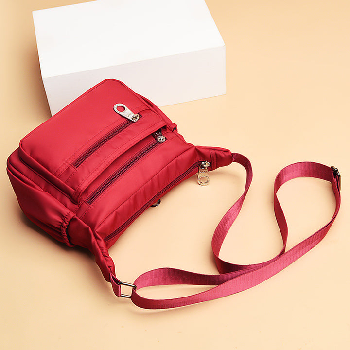 Multi-Zipper Crossbody Organizer Bag Kalsten