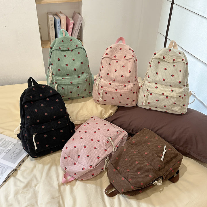 Backpack with Playful Fruit Pattern Kalsten