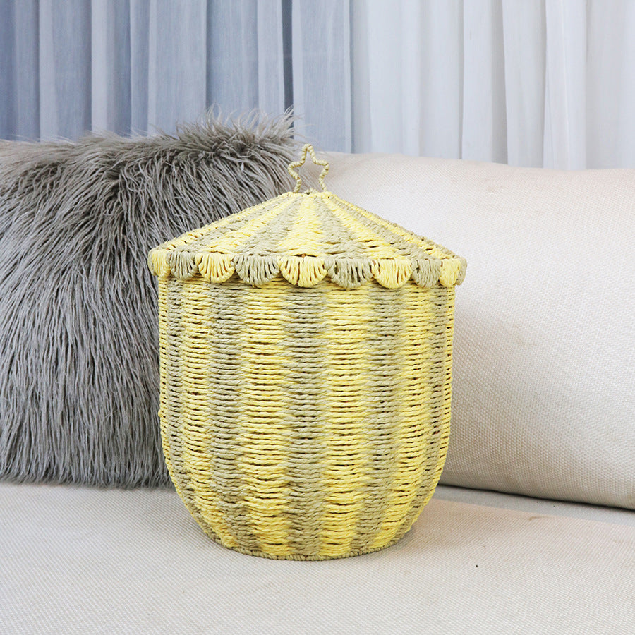 Decorative Woven Storage Canister Kalsten