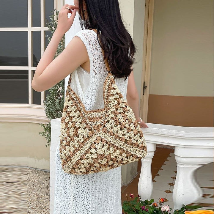 Hand-knotted shoulder bag Kalsten