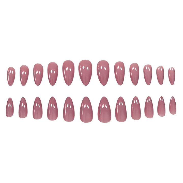 Almond-Shaped Gel Nail Enhancements Kalsten