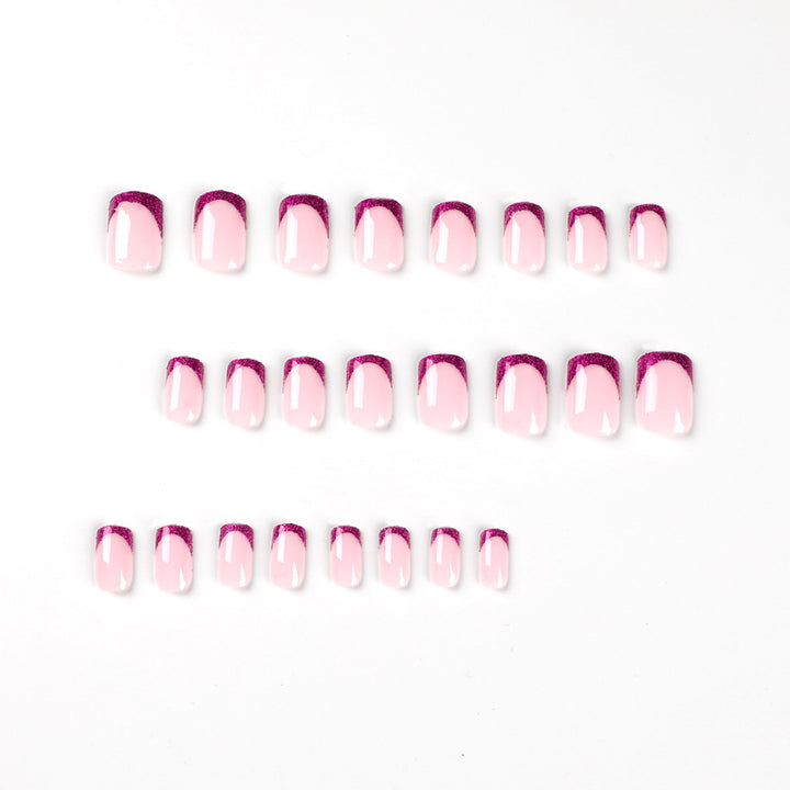 Glamorous nail art with glitter decoration Kalsten