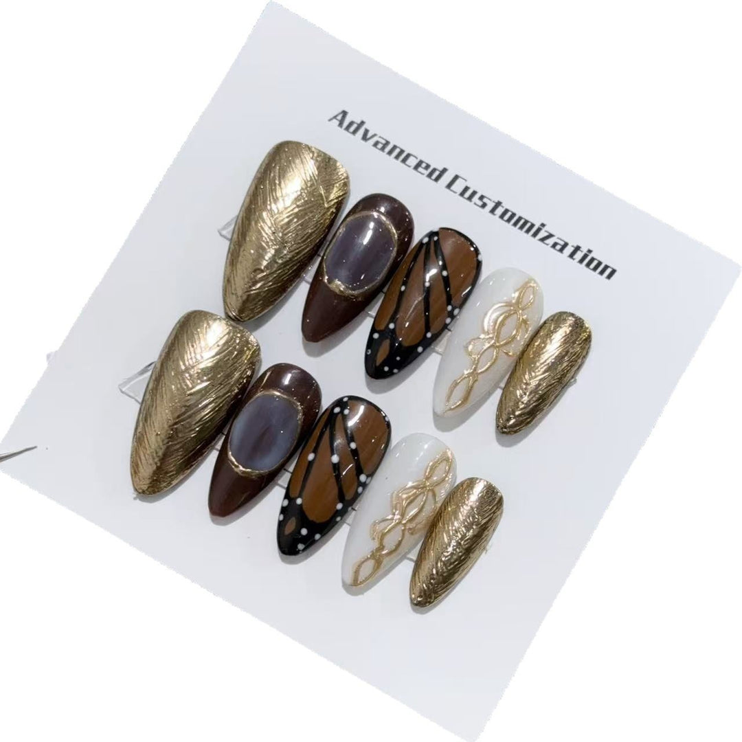 Advanced Customizable Press-On Nail Art Set