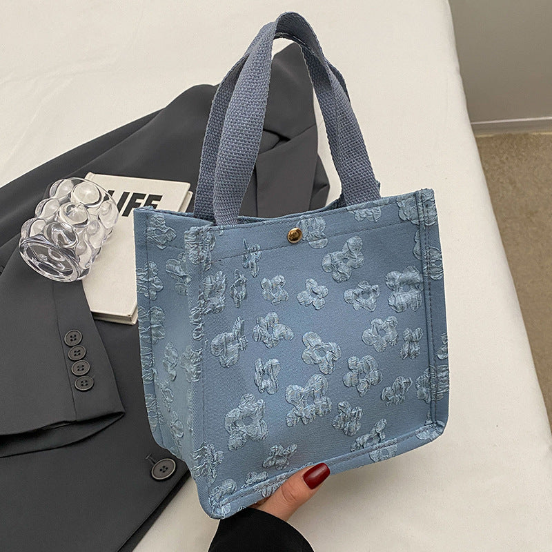 Floral Print Mini Tote Bag