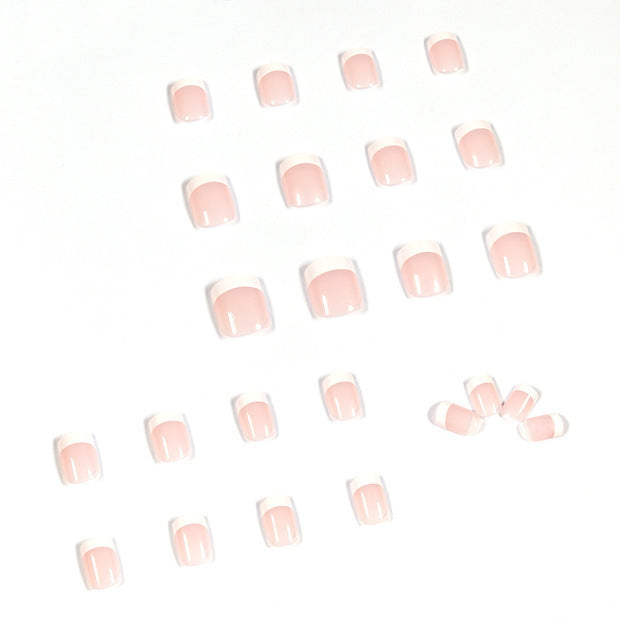 Elegant French Tip Nail Art Set Kalsten