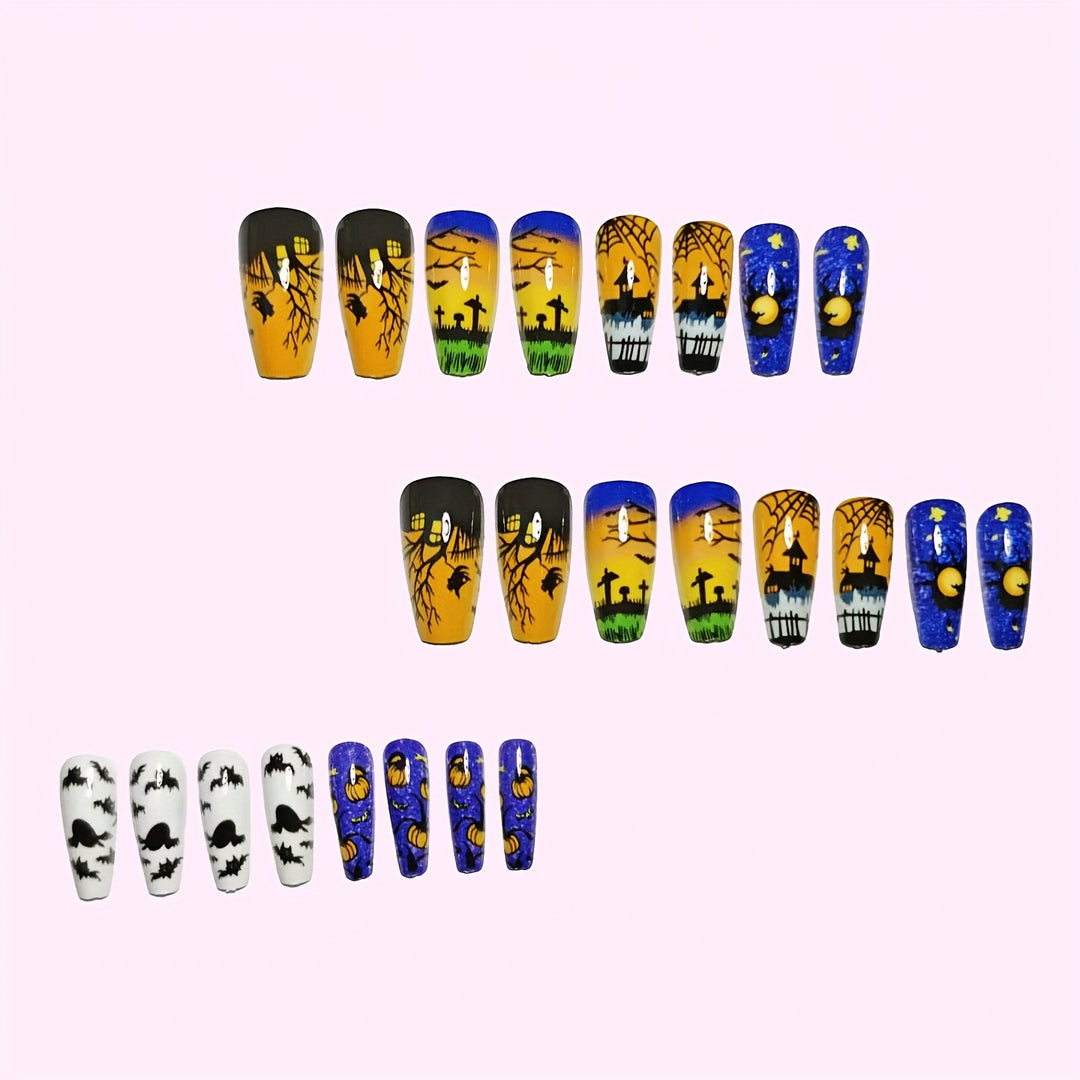 Halloween-Themed Spectacular Nail Art Set