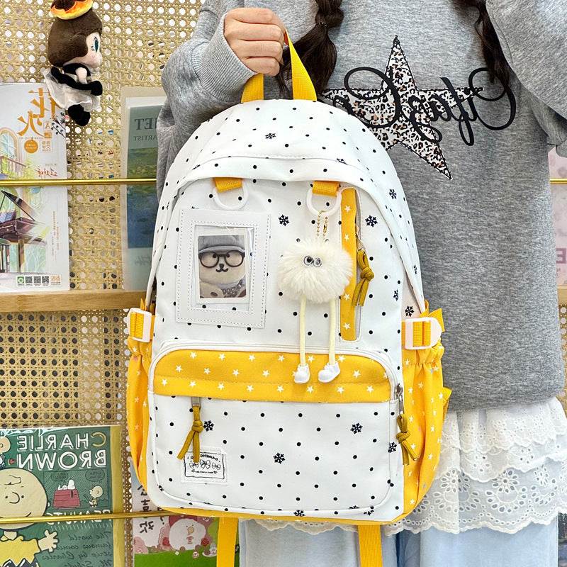 Casual Snowflake Print Backpack Kalsten