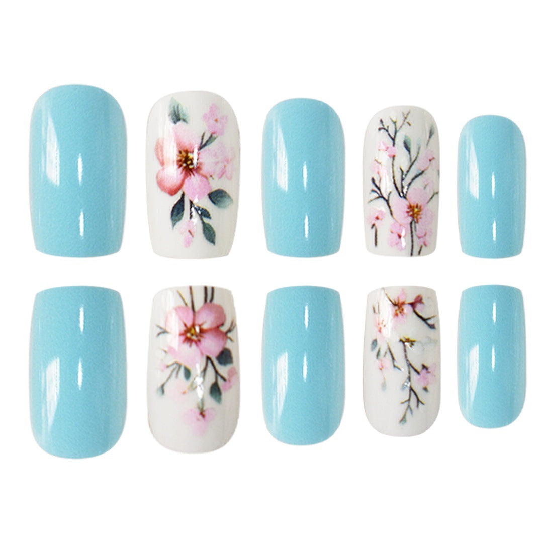 Floral Design Nail Art Extensions Kalsten