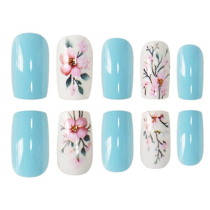 Floral Design Nail Art Extensions Kalsten