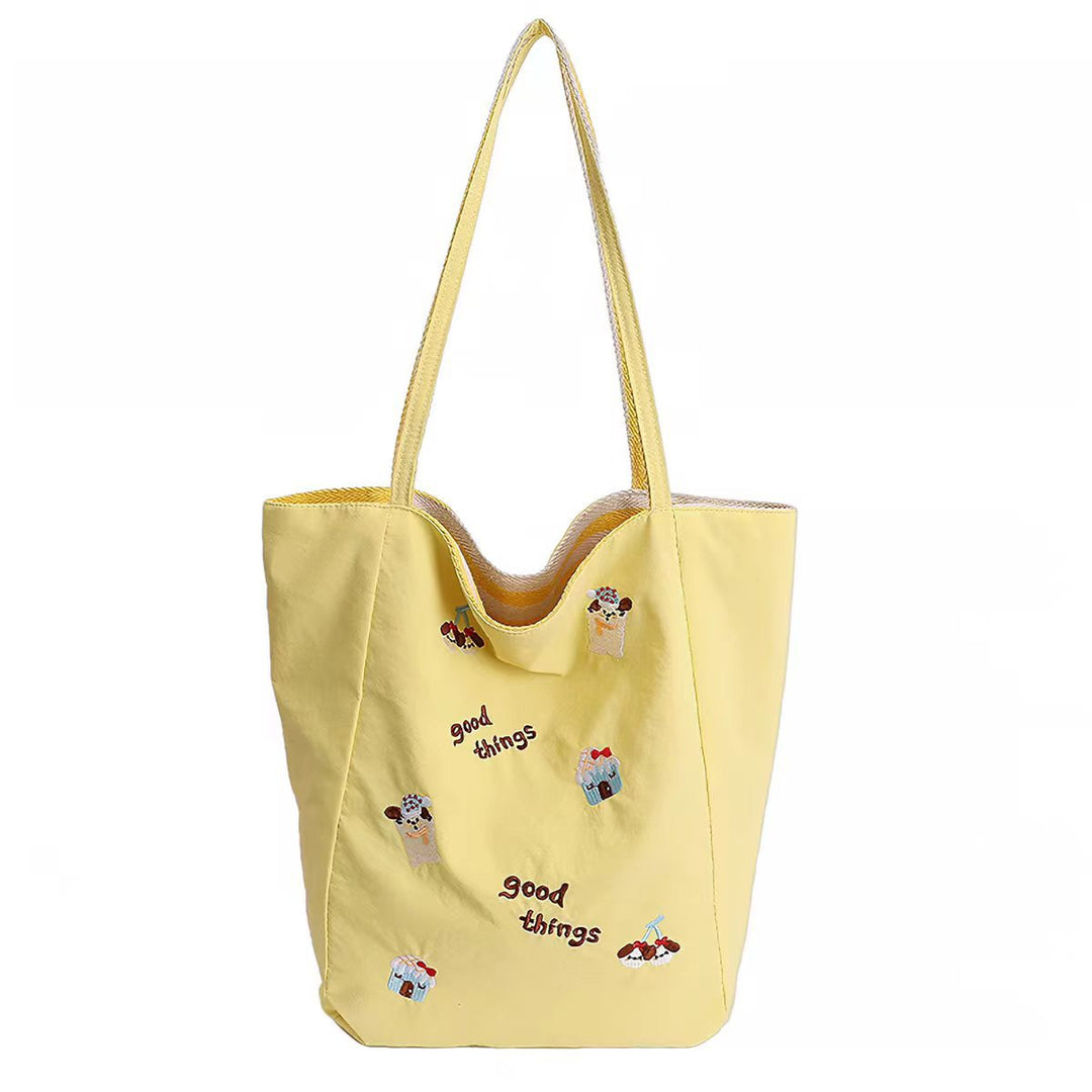Embroidered Casual Tote Kalsten