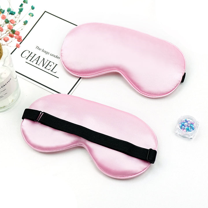 Unisex nan luxurious satin sleep mask with anatomical contour and adjustable elastic band Kalsten