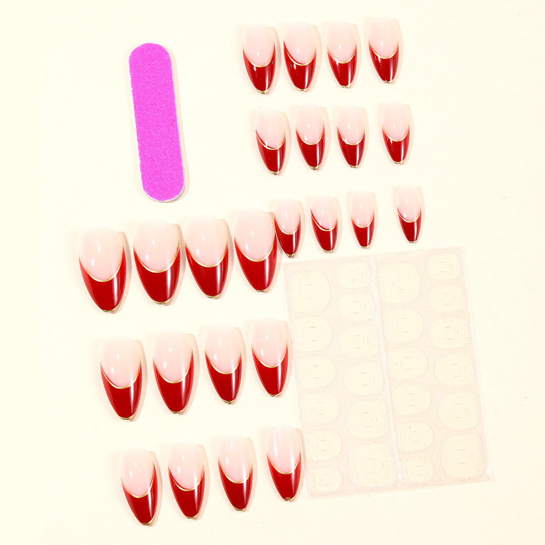 Elegant Stiletto Nail Enhancements Kalsten