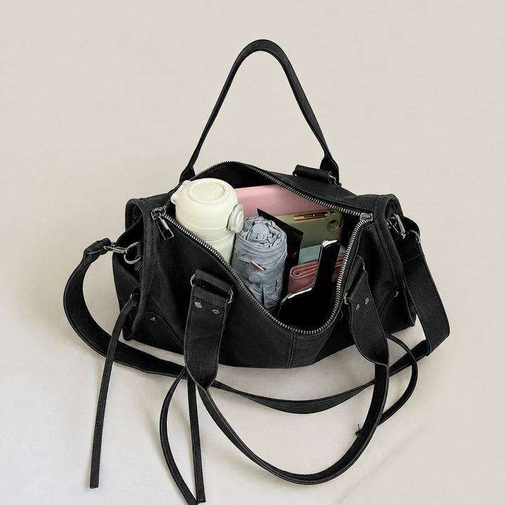 Elegant Structured Leather Handbag