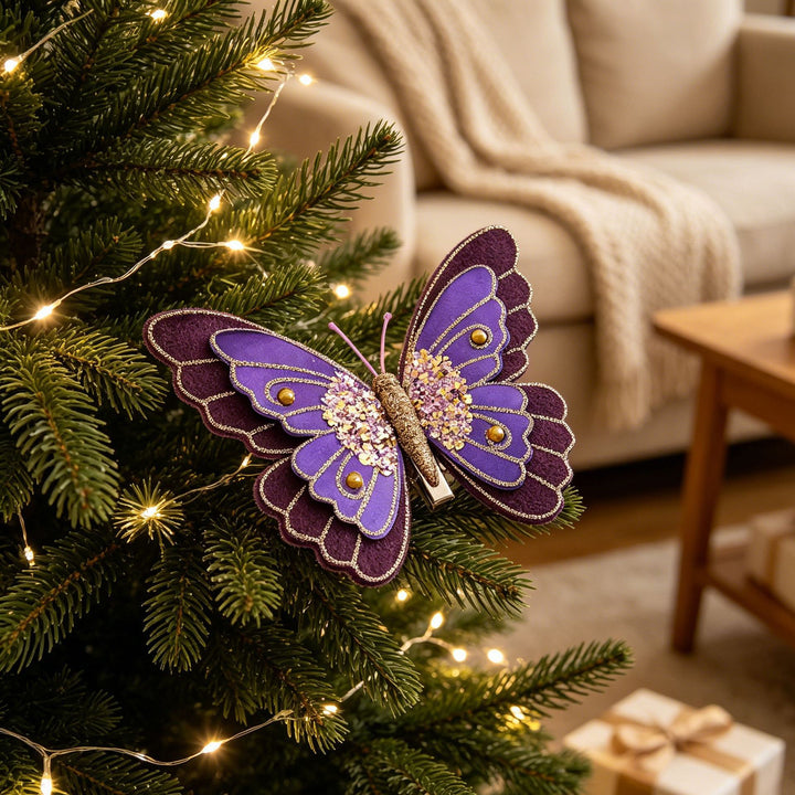 Decorative butterfly pendant for Christmas tree