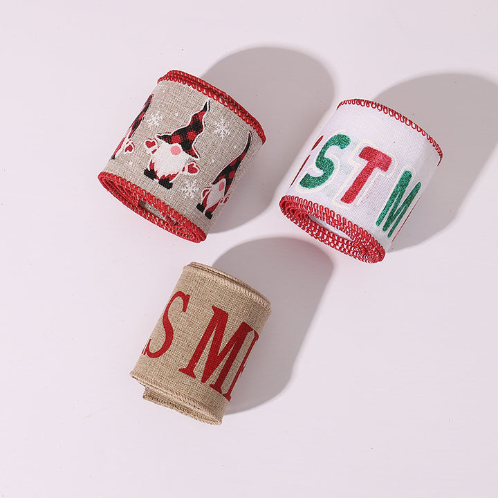 Decorative Christmas motif gift ribbons Kalsten